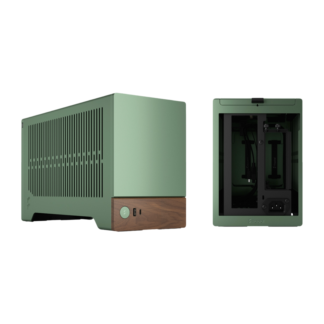 Fractal Design Terra Mini-ITX Small Form Factor USB Type-C PC Case Jade - FDTERRAJADE