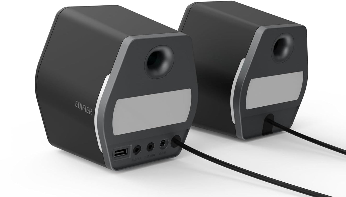 EDIFIER G2000 RGB GAMING SPEAKER WITH BT 16W BLACK - 6923520267972