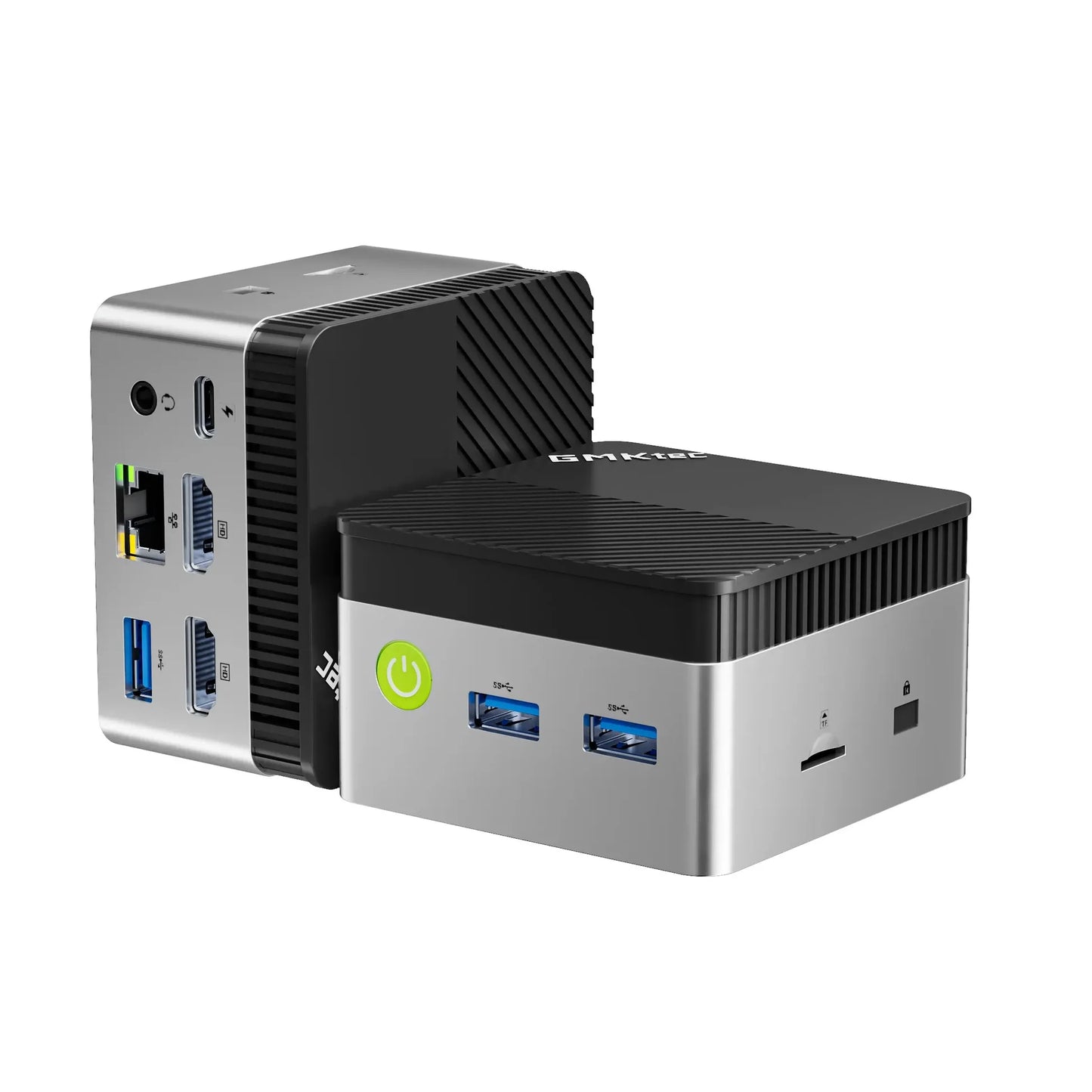 GMKtec G5S Mini PC Intel N5095 8GB LPDDR4 128GB SSD Desktop Computer | Portable Micro Pocket PC Size, Dual HDMI Ports, USB-C Power Supply, WiFi6/BT5.2, For Office Business Personal Use - 6972570965598