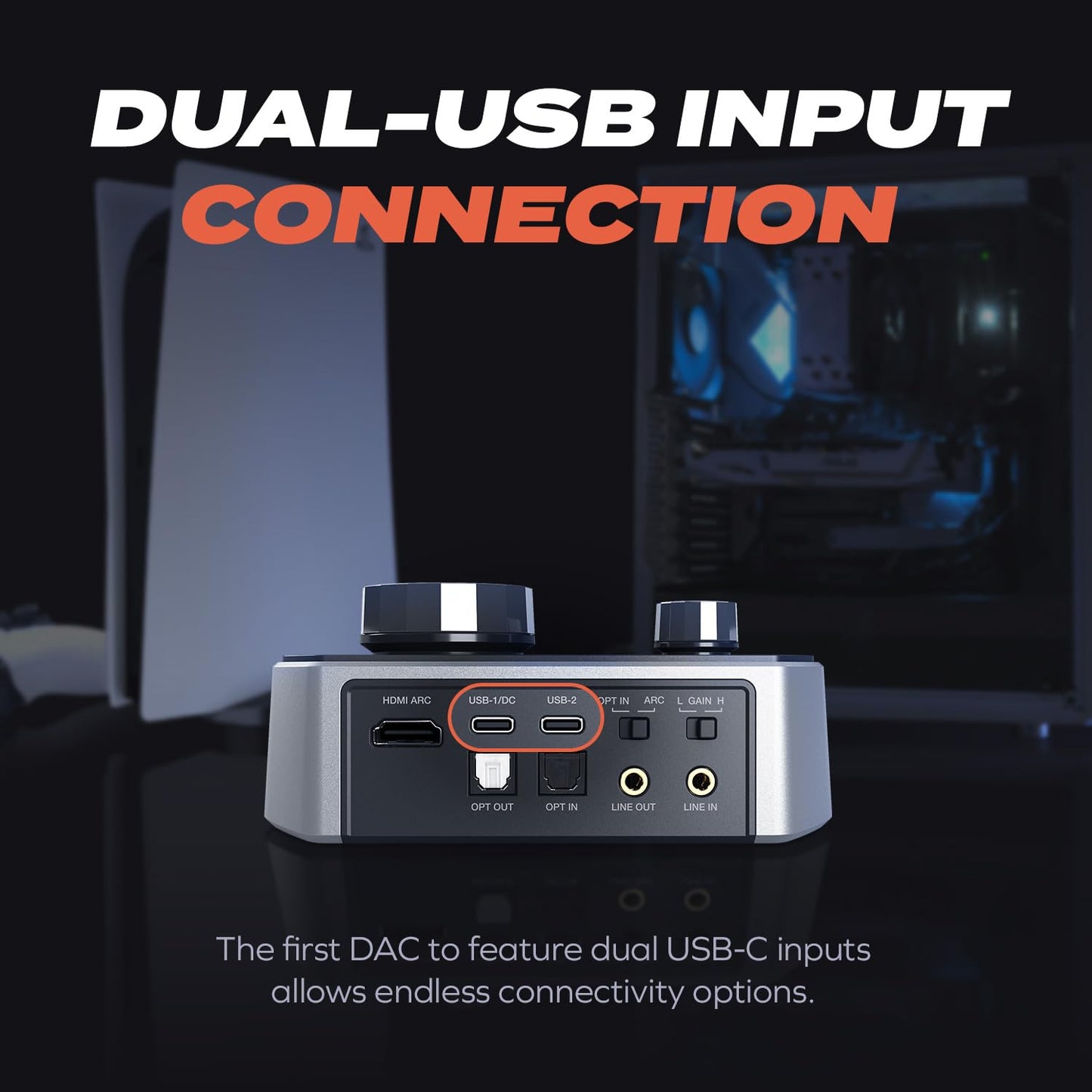 Creative Sound Blaster G8 Hi-Res Gaming DUAL USB DAC and Amp - 5390660196393