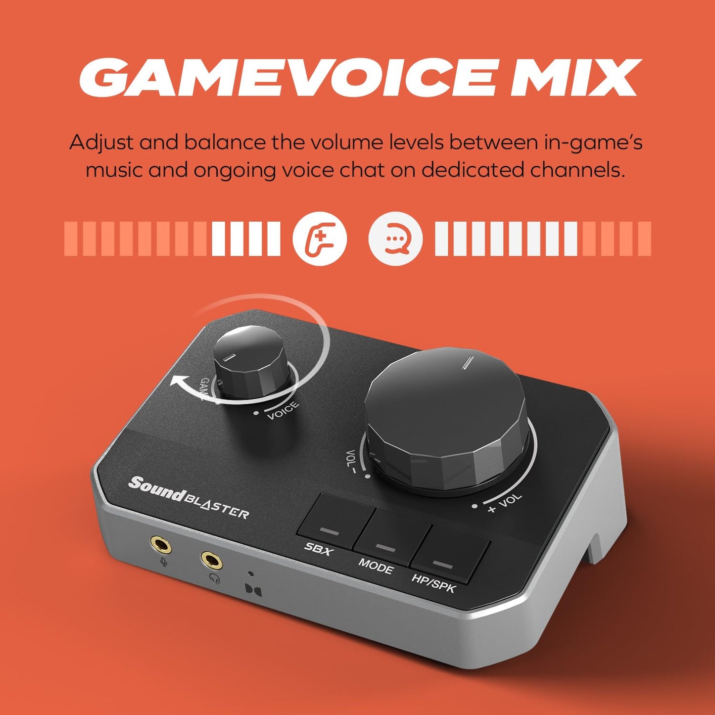 Creative Sound Blaster G8 Hi-Res Gaming DUAL USB DAC and Amp - 5390660196393