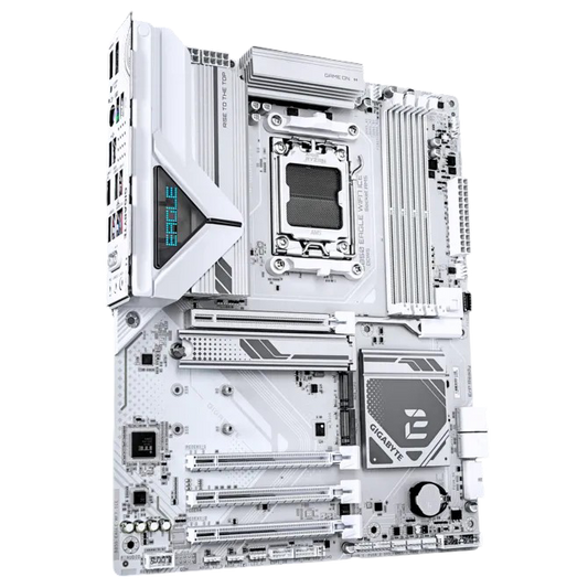 Gigabyte B850 EAGLE WIFI7 ICE AMD ATX AM5 Motherboard White - 4719331871239