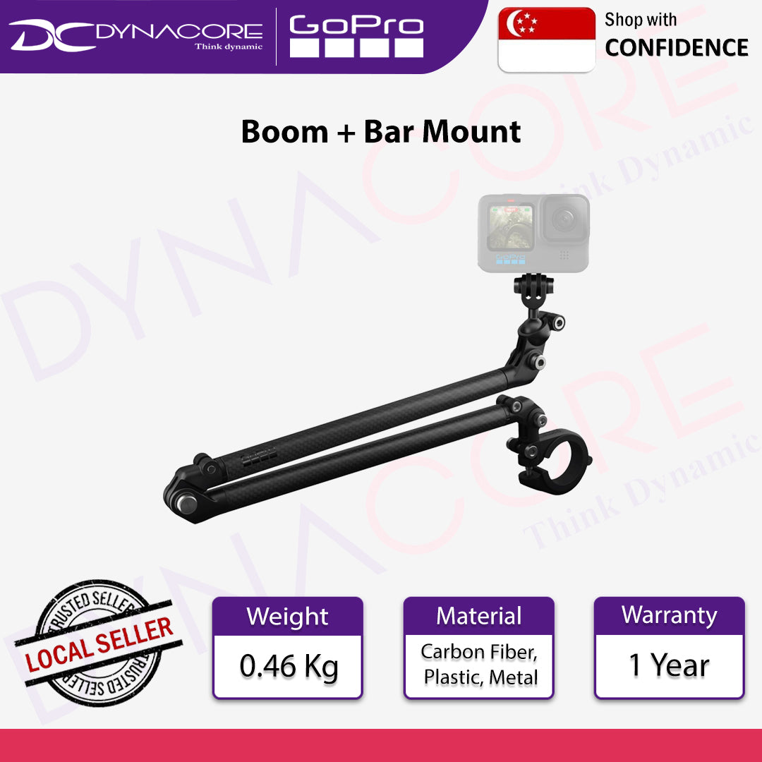 Gopro AEXTM-011 Boom + Bar Mount - 818279029642