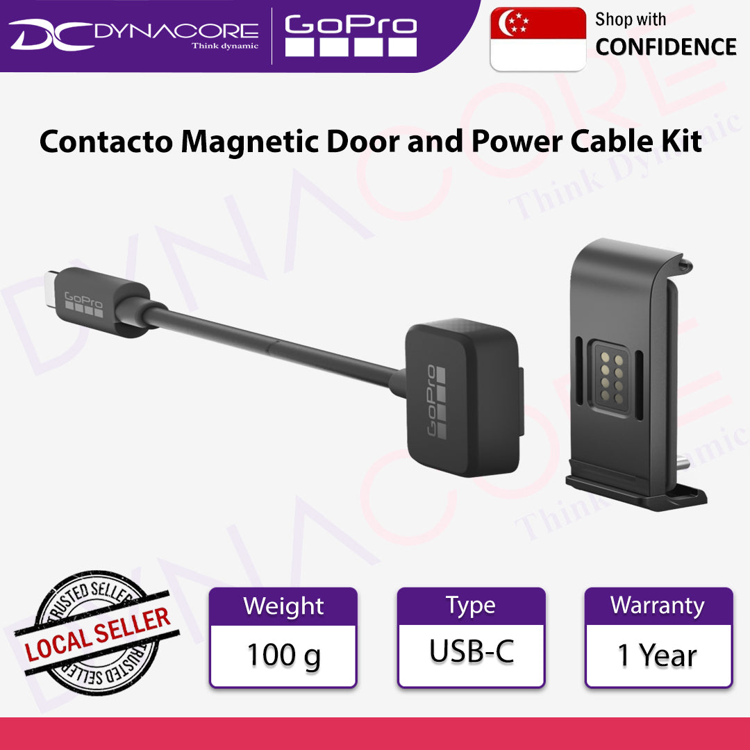 Gopro ADCON-001 Contacto Magnetic Door and Power Cable Kit - 810116381340