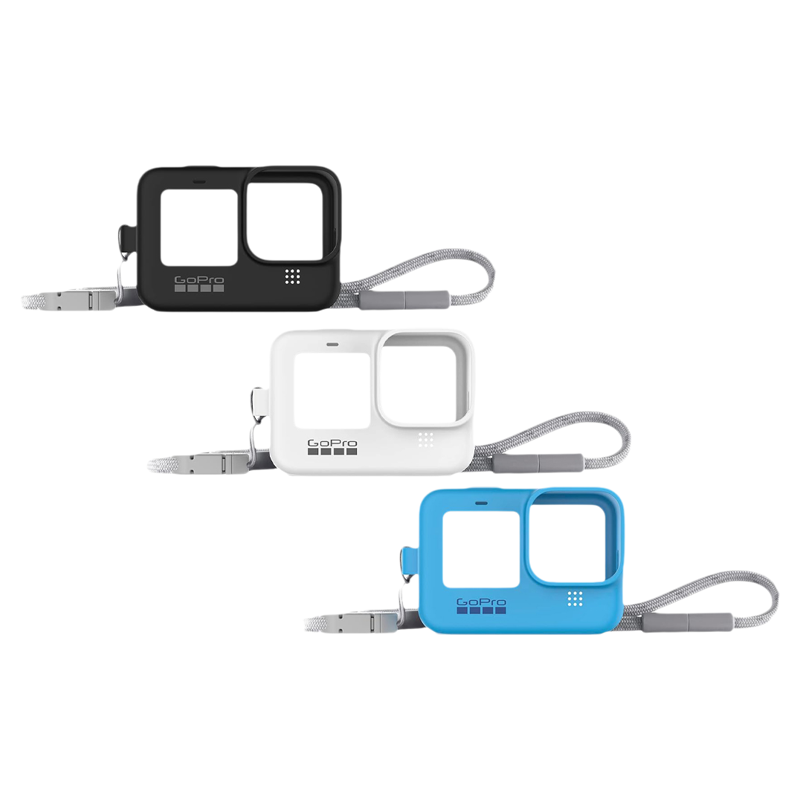 Gopro Sleeve + Lanyard (Black / White / Blue) - 818279024050,818279025477,818279025484