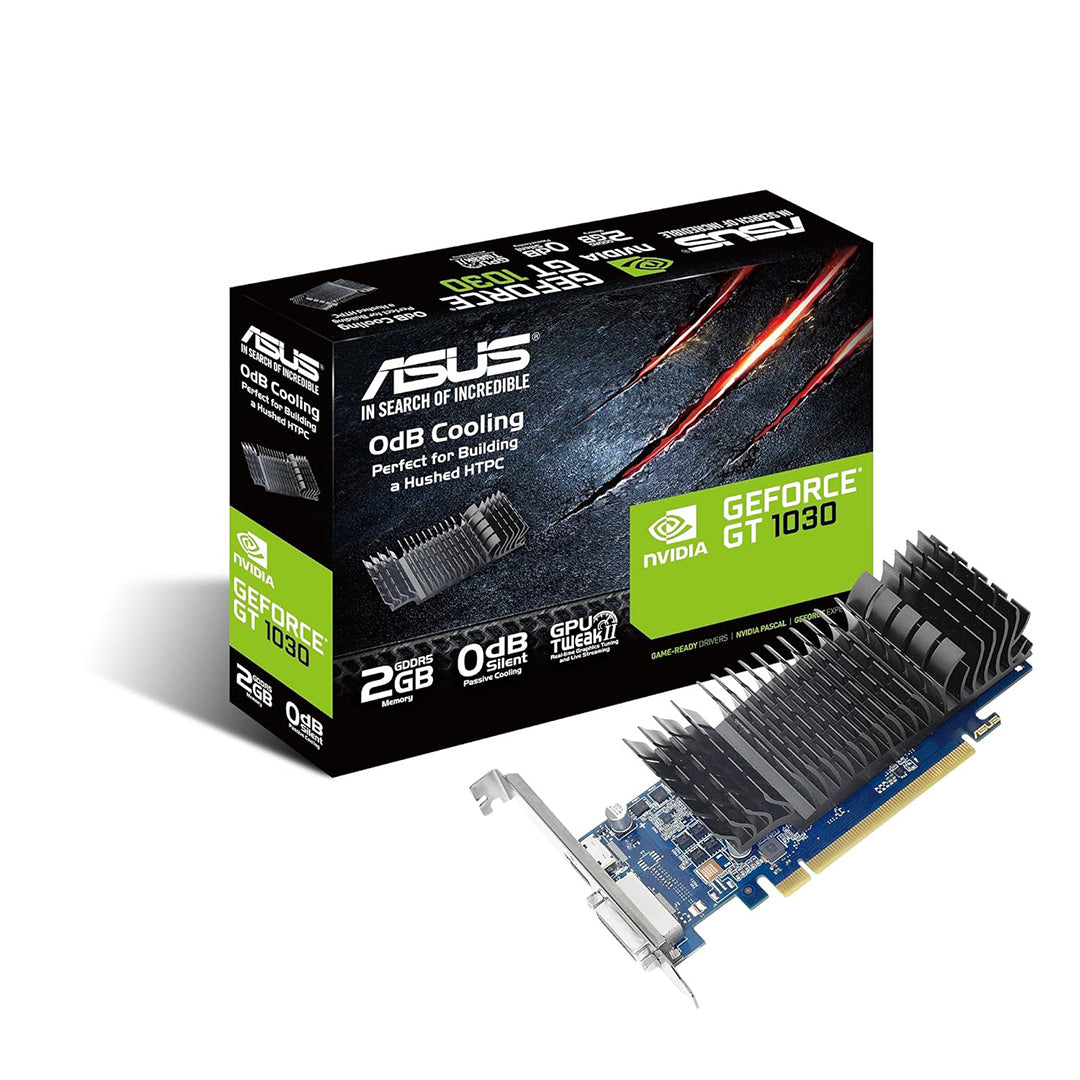 Asus GeForce GT1030 2GB GDDR5 Low Profile Graphics Card GT1030-SL-2G-BRK - 889349743331