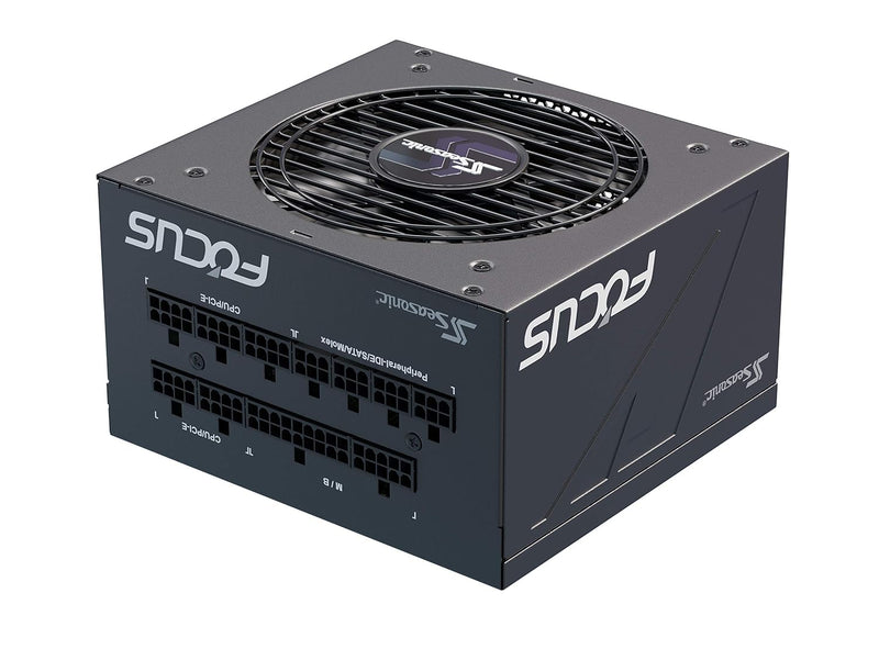 Seasonic FOCUS GX-1000 1000W ATX 3.1 PCIE 5.1 Fully Modular 80+ Gold PSU - Black / White - 4711173878421 / 4711173878551