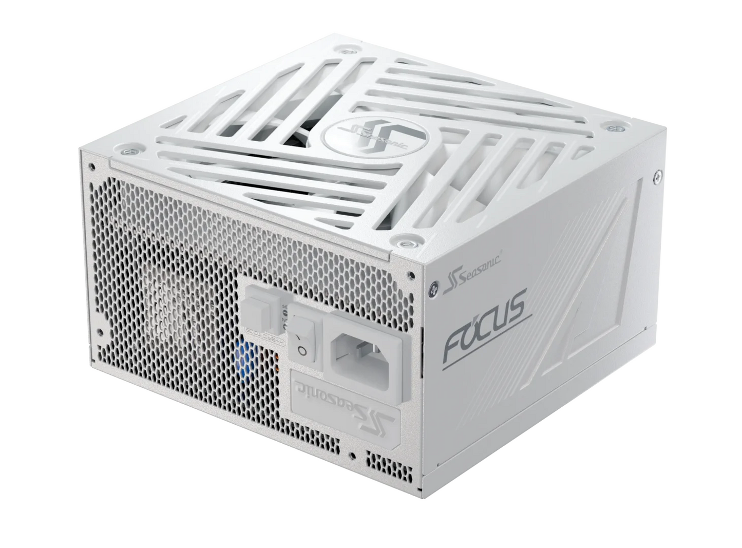 Seasonic FOCUS GX-1000 1000W ATX 3.1 PCIE 5.1 Fully Modular 80+ Gold PSU - Black / White - 4711173878421 / 4711173878551