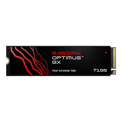 SanDisk Optimus GX 7100 NVMe 500GB, 1TB, 2TB, 4TB Internal SSD - 619659232139,619659232122,619659232115,619659232108