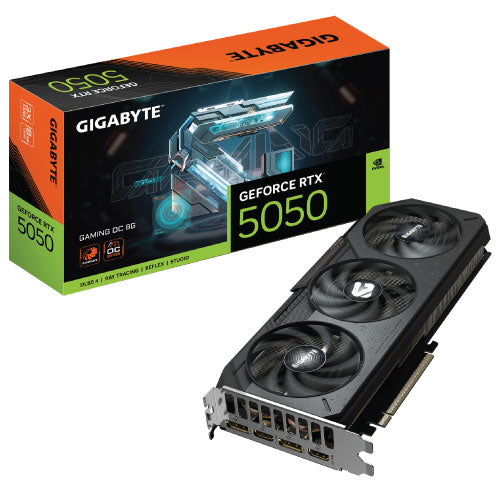 GIGABYTE GeForce RTX­­5050 GAMING OC - 8G NVIDIA GAMING GRAPHICS CARD - 4719331356750