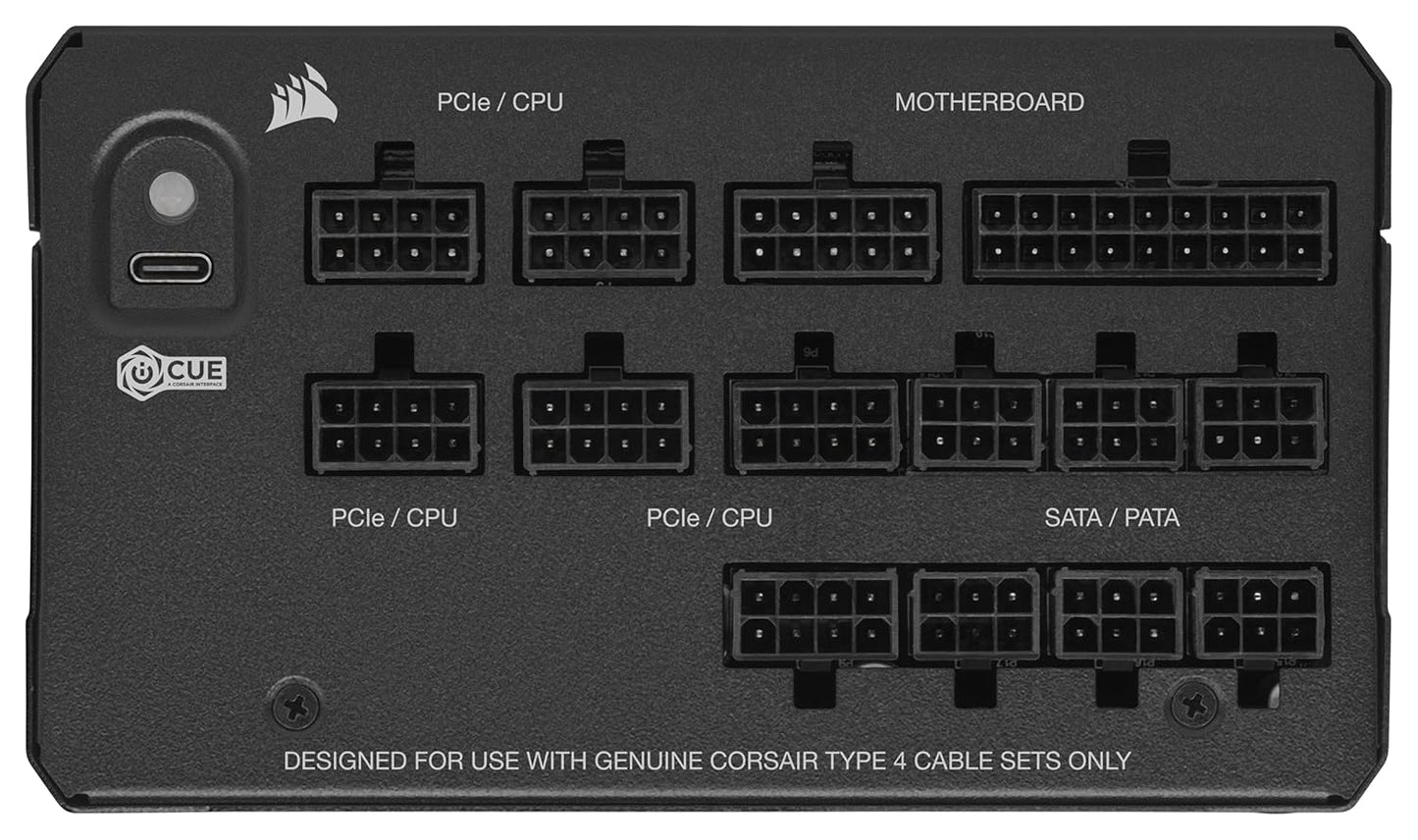 Corsair HX1200i Fully Modular Ultra-Low Noise Platinum ATX 1200 Watt PC Power Supply - CP-9020281-UK - 840006671633