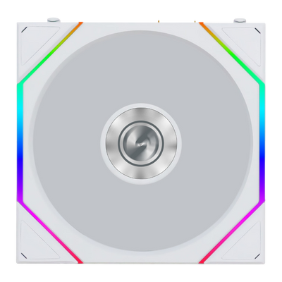 Lian Li Uni Fan TL Flex 120mm Reverse Blade ARGB PWM 3 Pack Fan with Controller White - 4718466023520