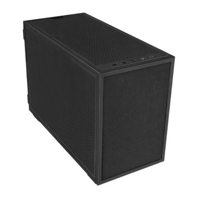 Lian Li B4X B4W Mesh M-ATX Airflow Mini Tower Case Black - LIANLIB4BLK