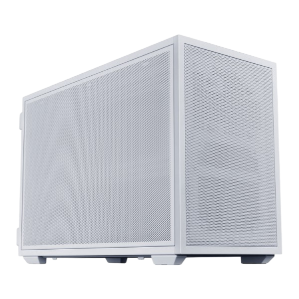 Lian Li B4X B4W Mesh M-ATX Airflow Mini Tower Case White - LIANLIB4WHT