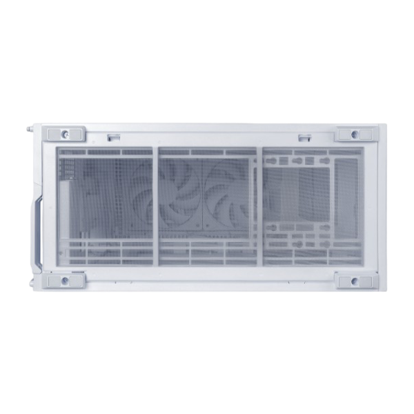 Lian Li B4X B4W Mesh M-ATX Airflow Mini Tower Case White - LIANLIB4WHT