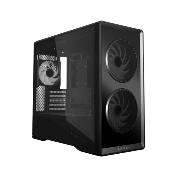 Lian Li Vector V150 INF Micro ATX RGB Tempered Glass PC Case Black - LIANLIV150INFBLK