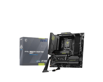 MSI MAG B860M MORTAR WIFI m-ATX MOTHERBOARD - D5-MSIMAGB860MMORTARWIFI