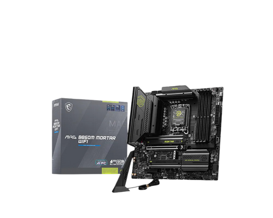 MSI MAG B860M MORTAR WIFI m-ATX MOTHERBOARD - D5-MSIMAGB860MMORTARWIFI