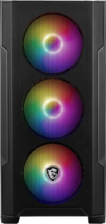 MSI MAG FORGE M100R MATX RGB GAMING CASE - BLACK-MSIMAGFORGEM100R