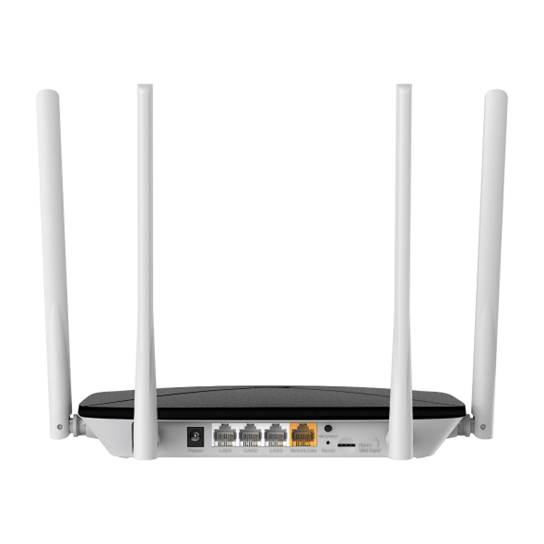 MERCUSYS MB135-4G AC1200 Wireless Dual Band 4G LTE Sim Card Router - 6957939004170