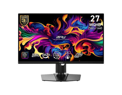 MSI MPG 271QR QD-OLED X50 26.5 Inch 4K WQHD 500Hz Gaming Monitor - MSIMPG271QRQDOLEDX50