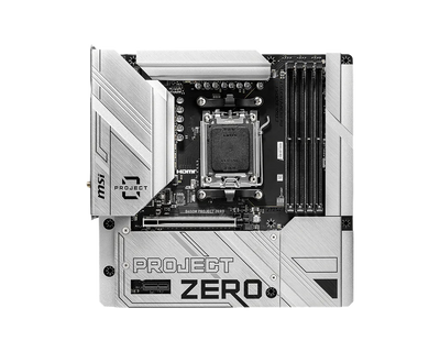 MSI B650M PROJECT ZERO AM5 m-ATX MOTHERBOARD - D5 - MSIB650MPROJECTZERO