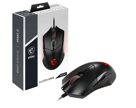 MSI Clutch GM08 Wired Gaming Mouse-MSIClutchGM08