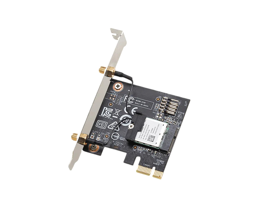 MSI Herald-BE NCM865 WI-FI 7 (Wi-Fi 7, 802.11BE, Bluetooth 5.4, PCIe, Multi-Link Operation Technology, External Antenna) - MSIHERALDBENCM865WIFI7