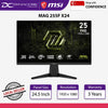 MSI MAG 255F X24 24.5" Full HD RAPID IPS Panel 240Hz 0.5ms Gaming Monitor - MSIMAG255FX24