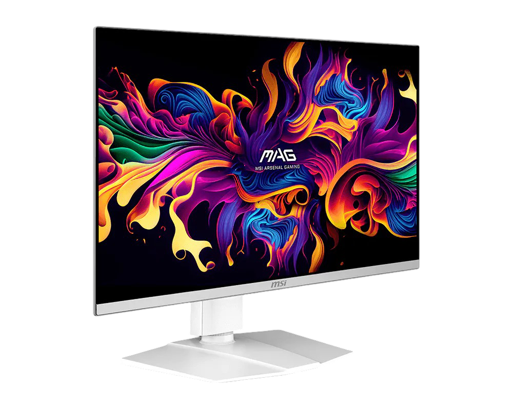 MSI MAG 272QPW QD-OLED X28 27 Inch WQHD Gaming Monitor Quantum Dot OLED Panel 280Hz 0.03ms HDR400 USB-C White - MSIMAG272QPW