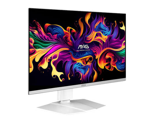 MSI MAG 272QPW QD-OLED X28 27 Inch WQHD Gaming Monitor Quantum Dot OLED Panel 280Hz 0.03ms HDR400 USB-C White - MSIMAG272QPW