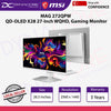 MSI MAG 272QPW QD-OLED X28 27-Inch WQHD, Gaming Monitor, 2560x1440 Quantum Dot OLED Panel, 280Hz, 0.03ms, White - MSIMAG272QPWQDOLEDX28