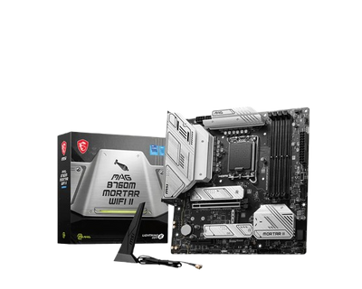 MSI MAG B760M MORTAR WIFI II ATX MOTHERBOARD - D5-MSIMAGB760MMORTARWIFIII
