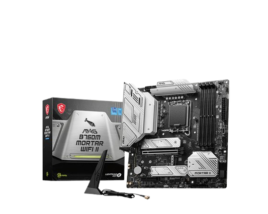 MSI MAG B760M MORTAR WIFI II ATX MOTHERBOARD - D5-MSIMAGB760MMORTARWIFIII