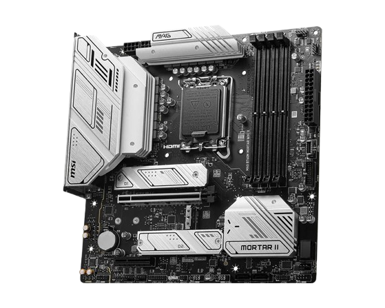 MSI MAG B760M MORTAR WIFI II ATX MOTHERBOARD - D5-MSIMAGB760MMORTARWIFIII