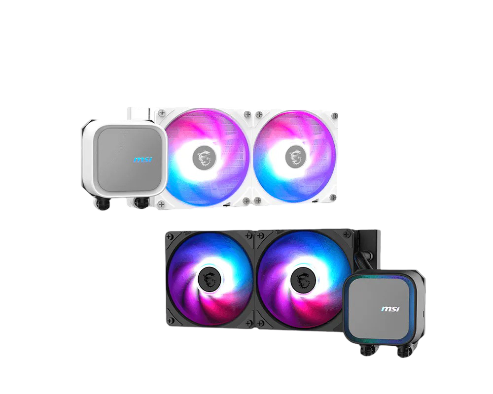 MSI MAG CORELIQUID A13 240 ARGB AIO COOLER - WHITE / BLACK