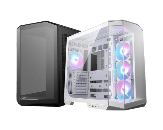 MSI MAG PANO 100R PZ ATX ARGB GAMING CASE - WHITE / BLACK