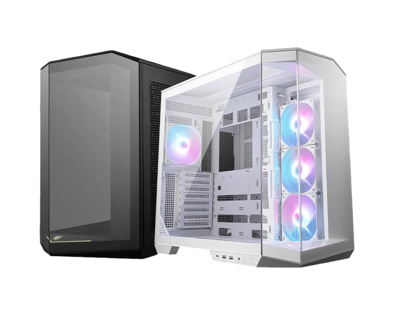 MSI MAG PANO 100R PZ ATX ARGB GAMING CASE - WHITE / BLACK