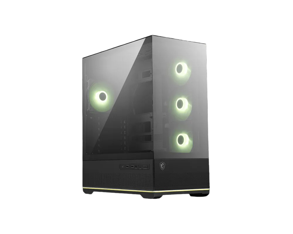 MSI MAG PANO 110R PZ ATX ARGB GAMING CASE - BLACK - MSIMAGPANO110RPZ