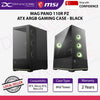 MSI MAG PANO 110R PZ ATX ARGB GAMING CASE - BLACK - MSIMAGPANO110RPZ