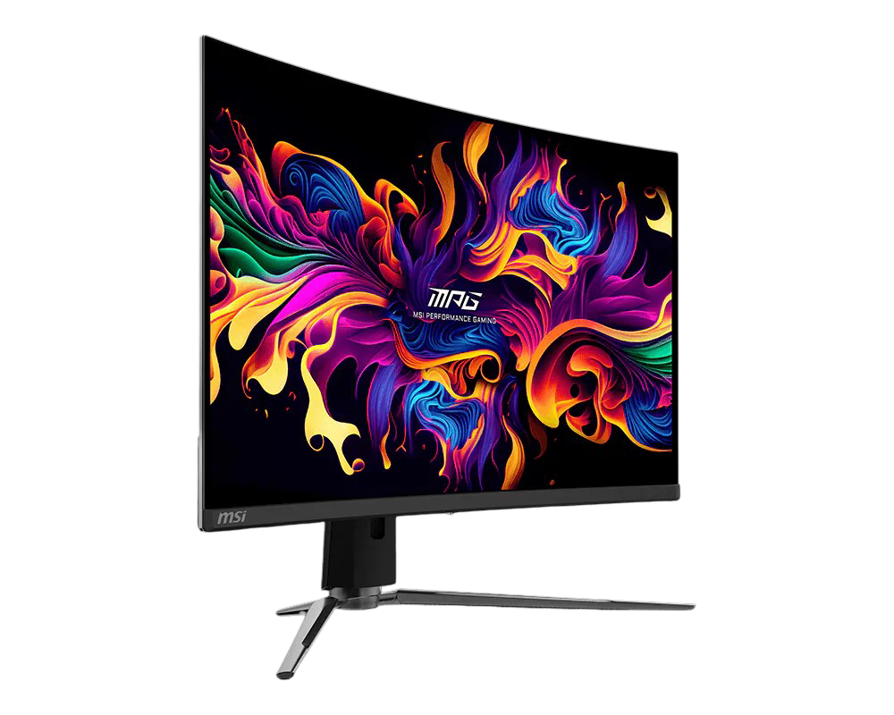 MSI MPG 321CURX QD-OLED 32-inch 3840 x 2160 (UHD) Computer Monitor, 240Hz, Adaptive-Synch, Speaker, 0.03ms, Black - MSIMPG321CURXQDOLED