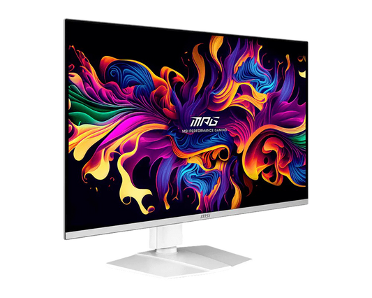 MSI MPG 321URXW QD-OLED 32-inch 3840 x 2160 (UHD) Computer Monitor, 240Hz, Adaptive-Sync, Speaker, 0.03ms, White - MSIMPG321URXWQDOLED