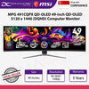 MSI MPG 491CQPX QD-OLED 49-inch QD-OLED 5120 x 1440 (DQHD) Computer Monitor 240Hz, Height Adjustable, Speaker, 0.03ms - MSIMPG491CQPXQDOLED