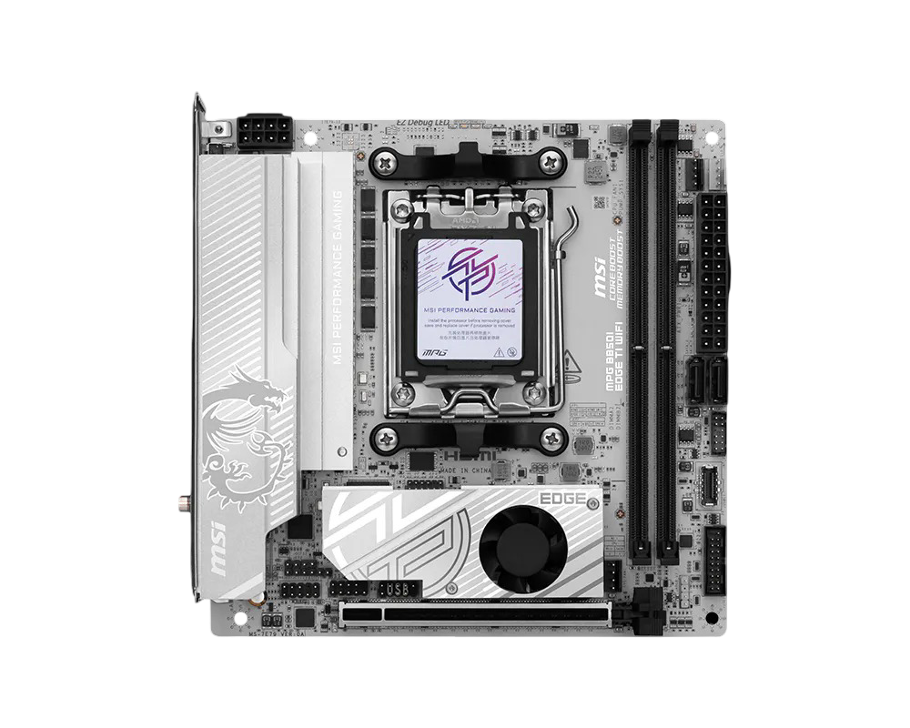 MSI MPG B850I EDGE TI WIFI AM5 m-ITX MOTHERBOARD - D5 - MSIMPGB850IEDGETIWIFI