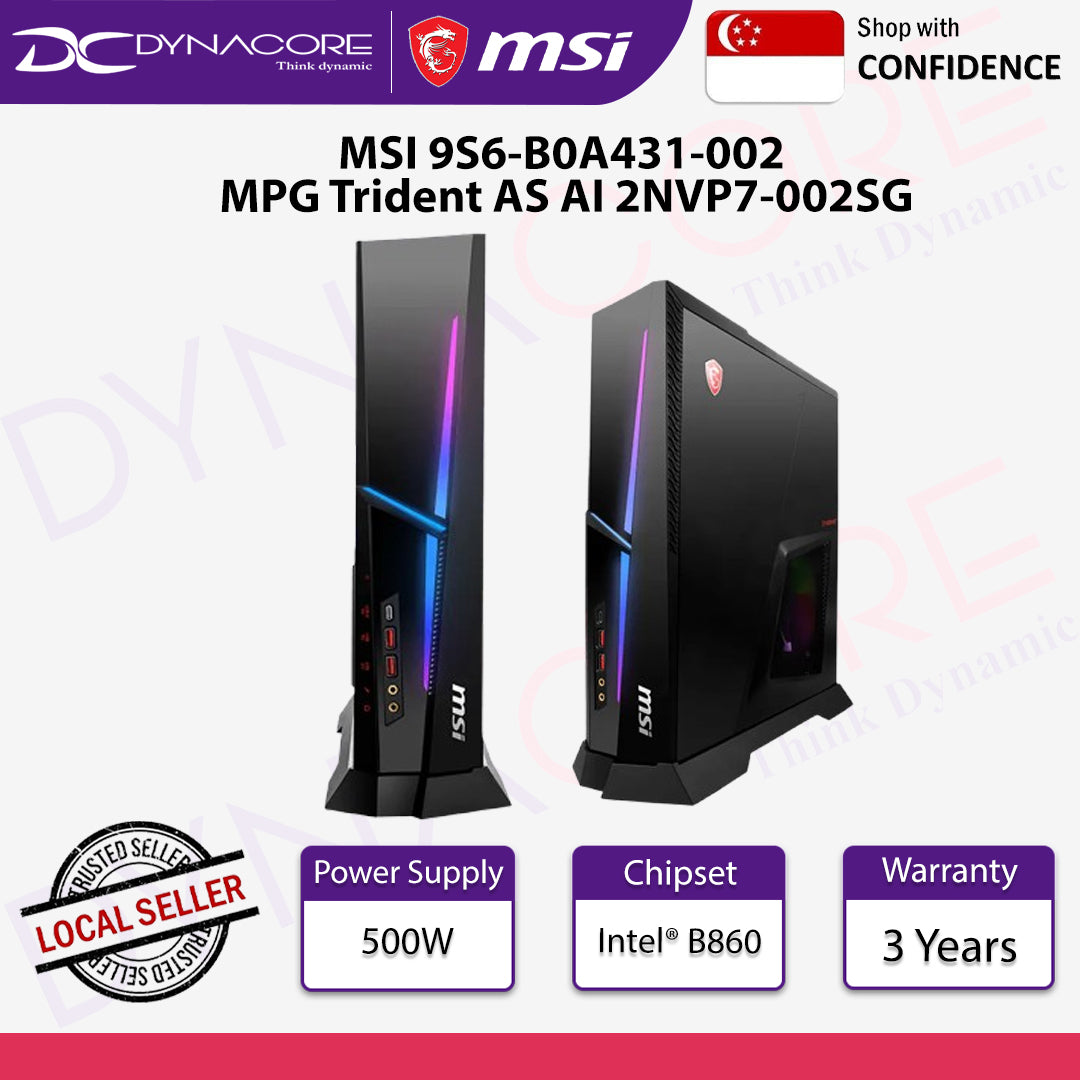 MSI 9S6‑B0A431‑002 MPG Trident AS AI 2NVP7‑002SG-MSIMPGTridentASAI2NVP7-002SG