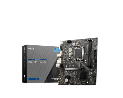 MSI PRO H610M-G WIFI m-ATX MOTHERBOARD - D5-MSIPROH610M-GWifiDDR5