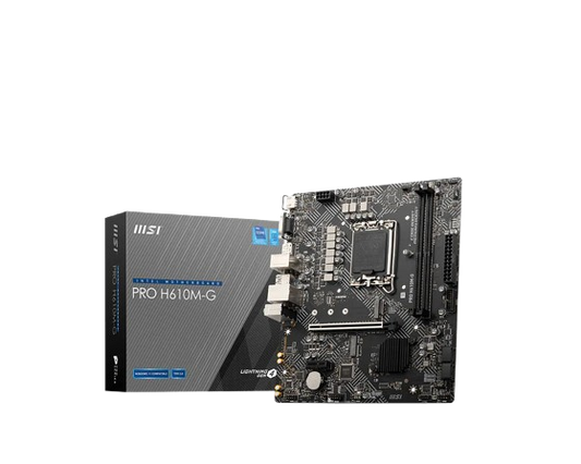MSI PRO H610M-G WIFI m-ATX MOTHERBOARD - D5-MSIPROH610M-GWifiDDR5