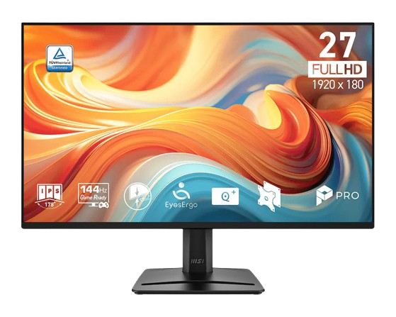 MSI PRO MP275 27 Inch Full HD Office Monitor 144Hz,1ms-MSIPROMP275E14L
