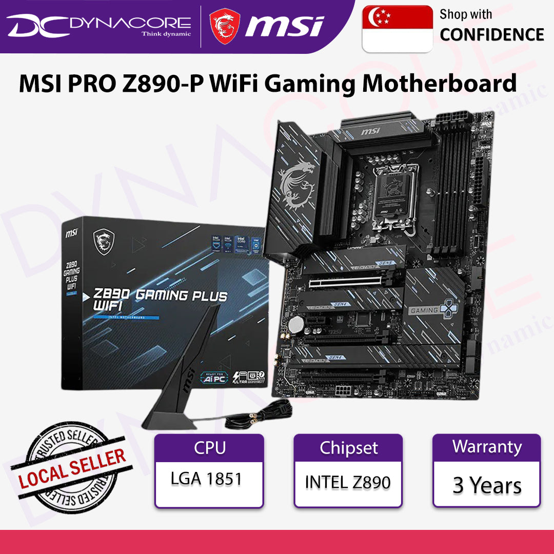 MSI PRO Z890-P WIFI ATX MOTHERBOARD - D5-MSIMSIPROZ890-PWIFI
