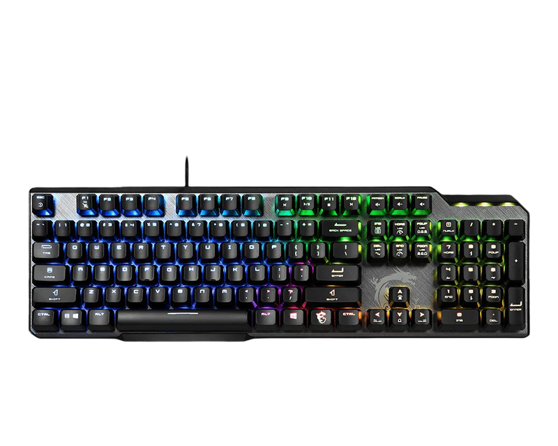 MSI Vigor GK50 Elite TKL LR US Mechanical RGB Gaming Keyboard with Kahil Blue Switches-MSIVIGORGK50ELITEKAILHBLUE